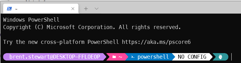 Om My Posh in Windows Terminal